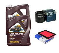 MAHLE Inspection Set 10L MANNOL LONGLIFE 504/507 5W-30 Pour Nissan Juke F15