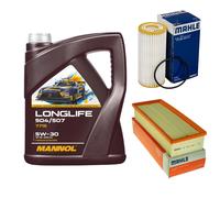 Mahle Inspection Set 5L mannol Longlife 504/507 5W-30 pour Seat Leon St