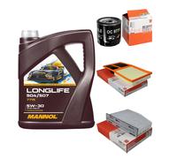 MAHLE Inspection Set 5L MANNOL LONGLIFE 504/507 5W-30 Pour Seat Toledo III 5P2
