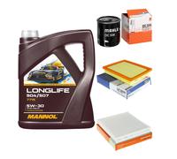 MAHLE Inspection Set 5L MANNOL LONGLIFE 504/507 5W-30 Pour Toyota Prius Plus