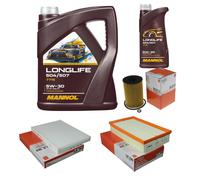 MAHLE Inspection Set 6L MANNOL LONGLIFE 504/507 5W-30 Pour VW Transporter VI