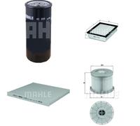 MAHLE Inspection Set Filtre Compatible Pour Isuzu D-Max I 2.5 DiTD 4x4 3.0