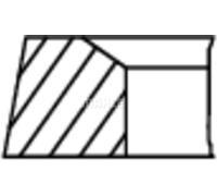 MAHLE ORIGINAL 503 59 N0 Jeu de segments de pistons