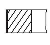 MAHLE Jeu de segments de pistons 040 RS 10012 0N0
