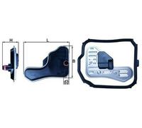 MAHLE Kit de filtre hydraulique pour boîte automatique HX 148D pour RENAULT