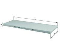 MAHLE LA 11 Filtre d'habitacle à particules pour VW Passat B6 Variant (3C5)