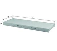 MAHLE LA 118 Filtre d'habitacle à particules pour FORD Transit Mk3 Van (VE64)