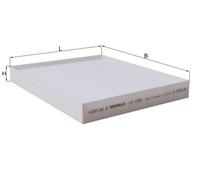 MAHLE LA 1526 Filtre, air de l'habitacle pour HYUNDAI,KIA