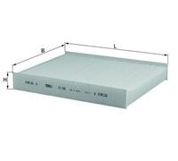 MAHLE LA 169 Filtre d'habitacle à particules pour FORD Fiesta Mk5 3/5 portes