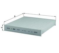 MAHLE LA 184 Filtre d'habitacle à particules pour CITROËN Xsara 5 portes (N1)