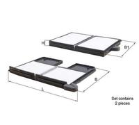 MAHLE ORIGINAL LA 186/S Filtre d'habitacle à particules pour TOYOTA Picnic (XM1)