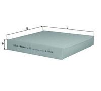 MAHLE LA 293 Filtre d'habitacle à particules pour FORD Focus Mk2 3/5 portes