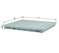 MAHLE LA 95 Filtre d'habitacle à particules pour SUZUKI JIMNY (FJ)