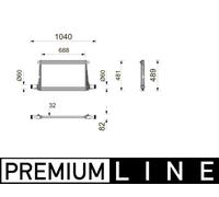 MAHLE Ladeluftkühler LLK Pour VW Touareg 3.0 TDI Audi Q7 Q8 CR7
