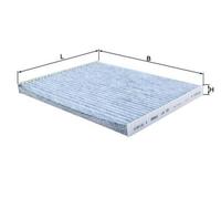 MAHLE LAK 396 Filtre d'habitacle à charbon actif pour NISSAN X-TRAIL (T31)