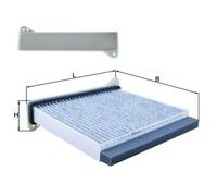MAHLE LAK 485 Filtre d'habitacle à charbon actif pour MITSUBISHI GRANDIS (NAW)