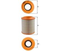 MAHLE LX 1275 Filtre à air pour AUDI A8 D3 (4E2, 4E8)