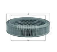 MAHLE LX 160 Filtre à air ORIGINAL