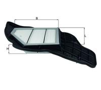 MAHLE LX 1684/5 Filtre à air pour BMW X5 (E70) 5 Berline (F10) 5 Touring (F11)