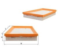 MAHLE LX 1813 Filtre à air pour FORD Fiesta Mk5 3/5 portes (JH1, JD1, JH3, JD3)