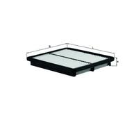 MAHLE LX 1955 Filtre à air pour KIA SORENTO I (JC)
