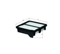 MAHLE LX 2693 Filtre à air pour HONDA Jazz III 3/5 portes (GE, GG, GP, ZA)