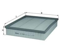 MAHLE LX 3138 Filtre à air pour VW Amarok Pick-up (2HA, 2HB, S1B, S6B, S7A, S7B)