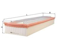 MAHLE Insert Filtre à Air OEM Qualité Remplacement (Moteur Admission) LX 335