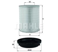 MAHLE LX 3480 KIT Filtre à air convient pour MERCEDES-BENZ ATEGO ATEGO 2 ATEGO 3