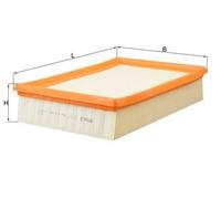 MAHLE LX 417 Filtre à air pour VW Caddy III Break (2KB, 2KJ, 2CB, 2CJ)