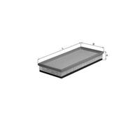 MAHLE LX 596 Filtre à air pour VOLVO V40 Break (645) S40 I (644)