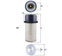 MAHLE LX 649 Filtre à air pour LAND ROVER