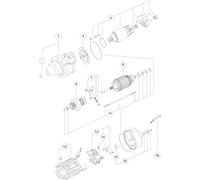 MAHLE MS 354 Démarreur pour SAME