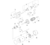 MAHLE MS 394 Démarreur pour CASE IH,FENDT