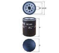 MAHLE OC 203 Filtre à huile pour FORD Fiesta Mk4 3/5 portes (JAS, JBS) P100 Mk2