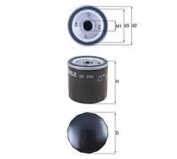 MAHLE OC 243 Filtre à huile