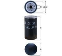 MAHLE OC 38 Filtre à huile pour AUDI A4 B5 Berline (8D2) A4 B6 Berline (8E2)