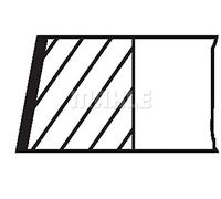 Mahle Original 030 31 N0 Segments de pistons