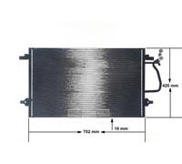 MAHLE ORIGINAL AC 181 000S Condenseur, climatisation