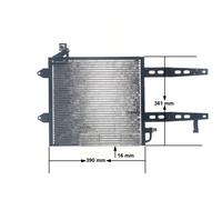 MAHLE ORIGINAL AC 216 000S Condenseur, climatisation