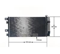 MAHLE ORIGINAL AC 312 001S Condenseur, climatisation