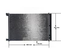 MAHLE ORIGINAL AC 412 000S Condenseur, climatisation