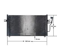 MAHLE ORIGINAL AC 458 000S Condenseur, climatisation