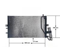 MAHLE ORIGINAL AC 478 000S Condenseur, climatisation