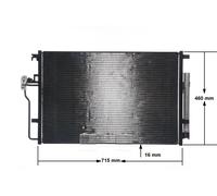 MAHLE ORIGINAL AC 553 001S Condenseur, climatisation