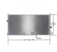 MAHLE ORIGINAL AC 674 000S Condenseur, climatisation