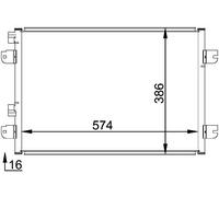 MAHLE AC 691 000P Condenseur, climatisation