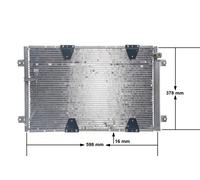 MAHLE ORIGINAL AC 713 000S Condenseur, climatisation