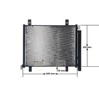 MAHLE ORIGINAL AC 747 000S Condenseur, climatisation