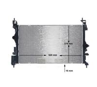 MAHLE ORIGINAL CR 1198 000S Radiateur du moteur